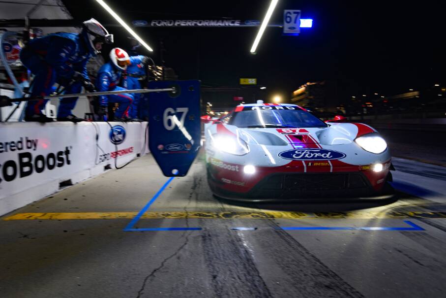 Both GTs ran strong during the event, leading the GTLM class for over half of the 10-hour race. Both GTs ran strong during the event, leading the GTLM class for over half of the 10-hour race.
